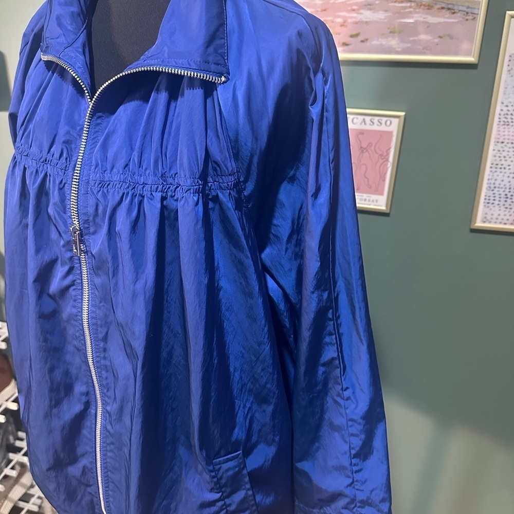 Chico's Vibrant Blue Jacket Size L 😻